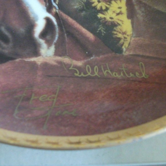 Fred Stone Gold Signature Edition Northern Dancer Collectors Plate - Picture 4 of 7